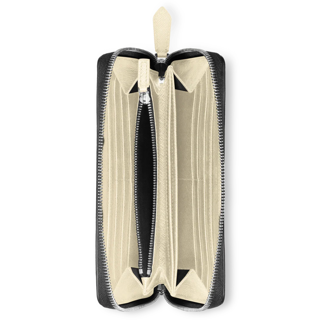 Montblanc Sartorial Wallet 12cc Zip Around Ivory - Image 3