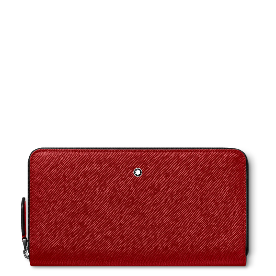 Montblanc Sartorial Wallet 12cc Zip Around Red