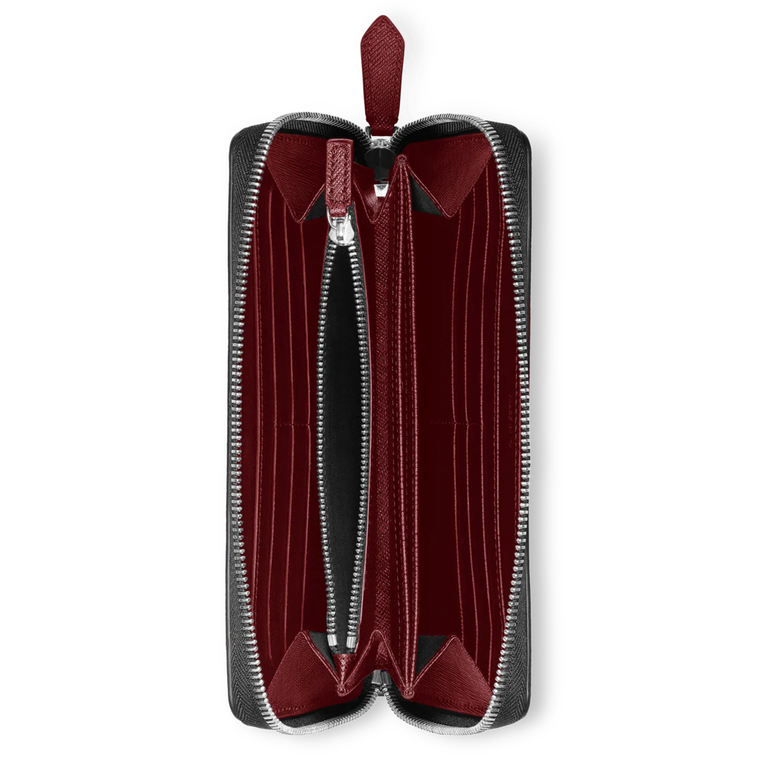 Montblanc Sartorial Wallet 12cc Zip Around Violet de Cobalt - Image 3