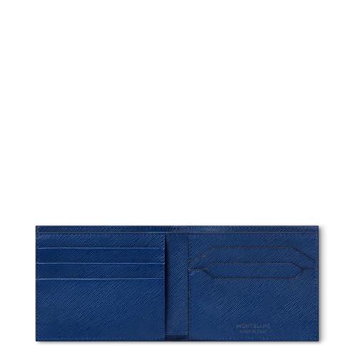 Montblanc Sartorial Wallet 6cc Blue D - Image 3