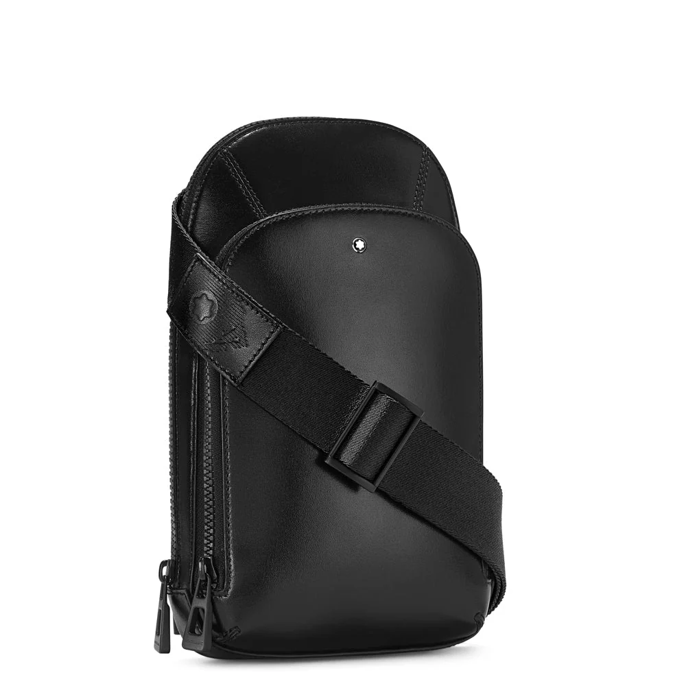 Montblanc Sling Bag Glossy Leather Extreme 2.0 Black - Image 2