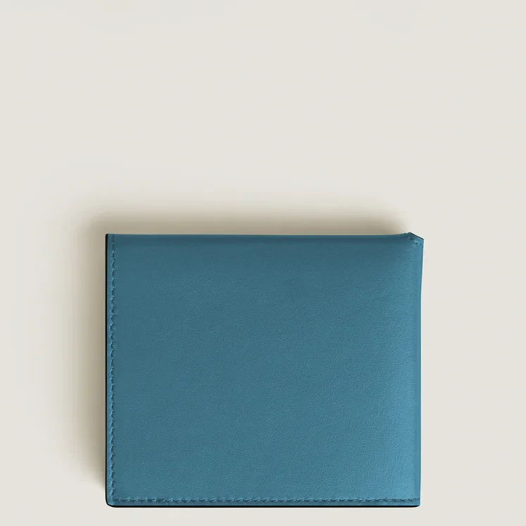 Montblanc Soft Thin Trio 4cc Smoky Blue Card Holder - Image 2