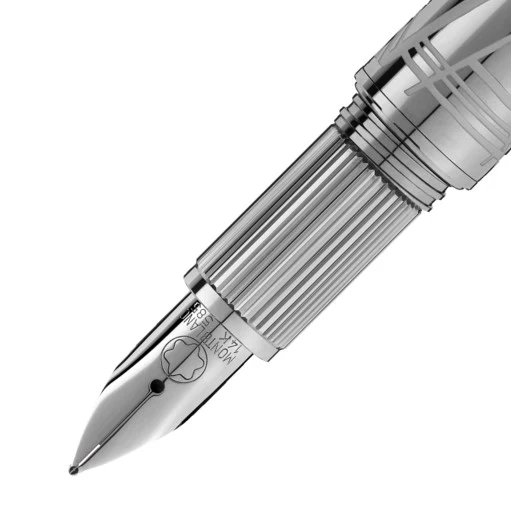 Montblanc Starwalker SpaceBlue Metal Fountain Pen F - Image 2
