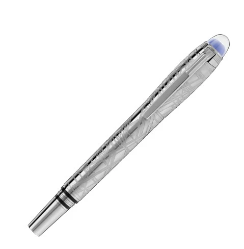 Montblanc Starwalker SpaceBlue Metal Fountain Pen F - Image 3