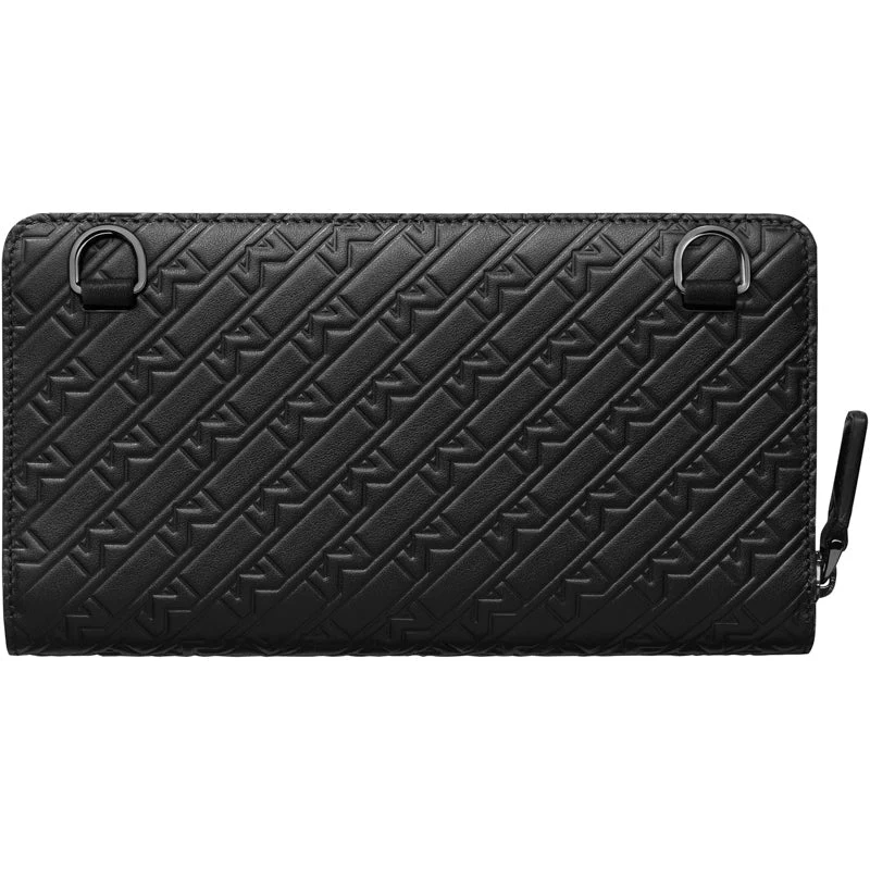 Montblanc Wallet M_Gram 4810 Twelve Card Black Zip Around - Image 2