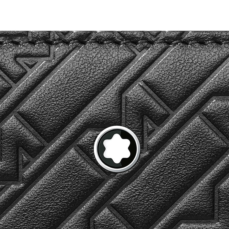 Montblanc Wallet M_Gram 4810 Twelve Card Black Zip Around - Image 3