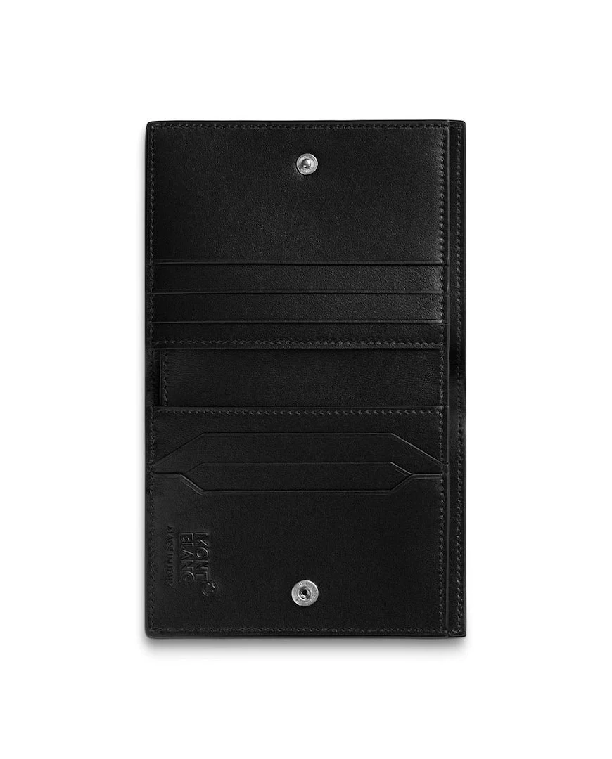 Montblanc Wallet Meisterstuck Compact 6cc Black - Image 3