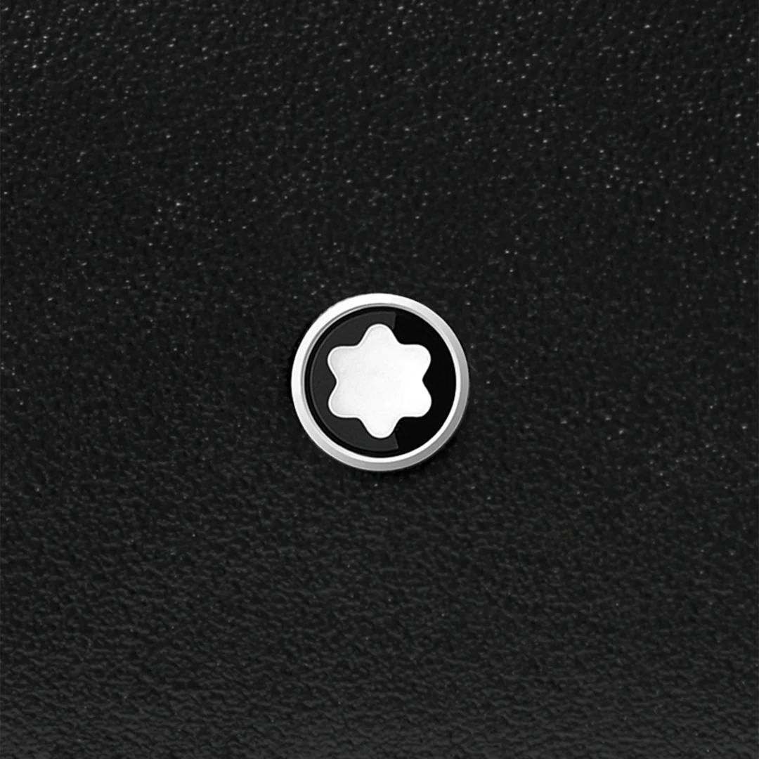 Montblanc Wallet Meisterstuck Compact 6cc Black - Image 5