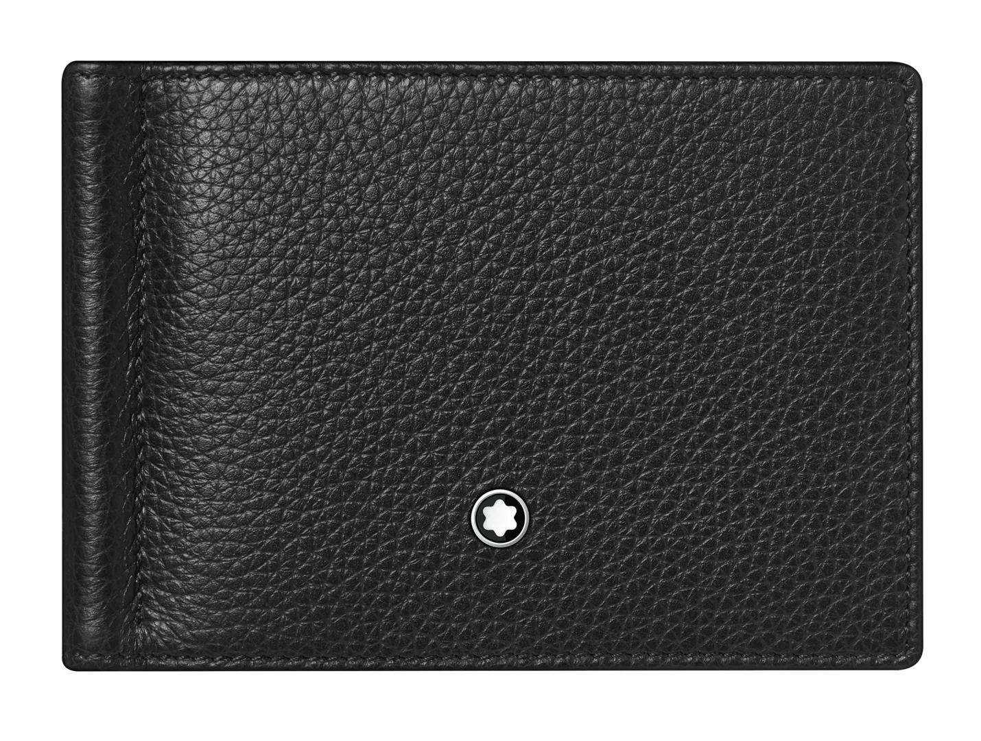 Montblanc Wallet Meisterstuck Soft Grain 6cc with Money Clip Black D