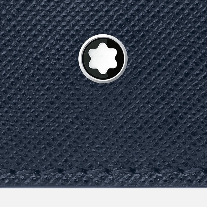 Montblanc Wallet Sartorial 6cc Blue D - Image 3