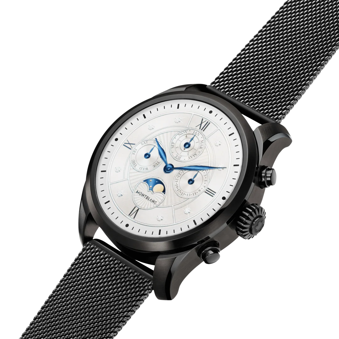 Montblanc Watch Summit 2 Black Steel Mesh Smartwatch D - Image 4