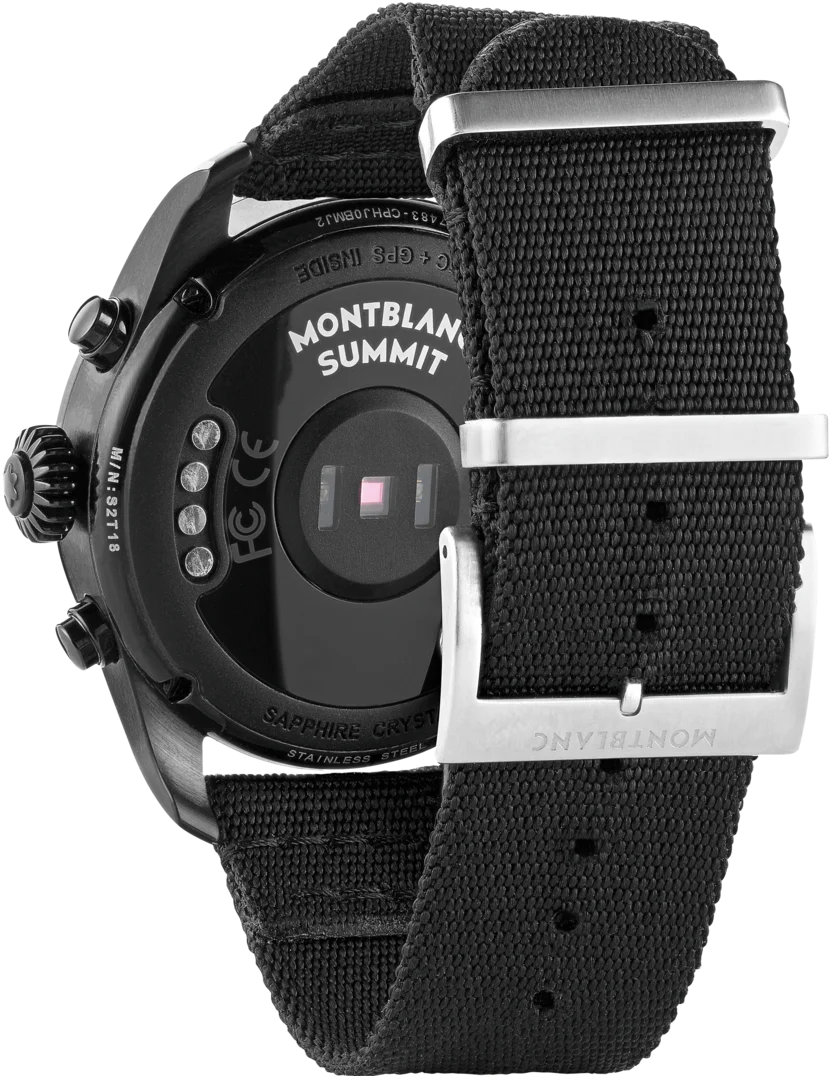 Montblanc Watch Summit 2 Black Steel Smartwatch - Image 2