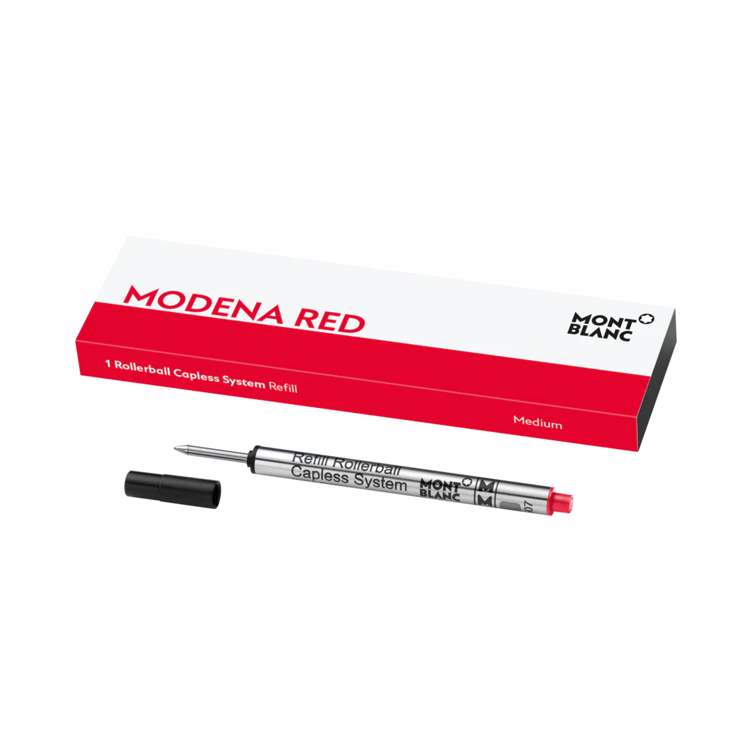 Montblanc Writing Accessories 1 Rollerball Pen Refill Capless System Medium Moderna Red