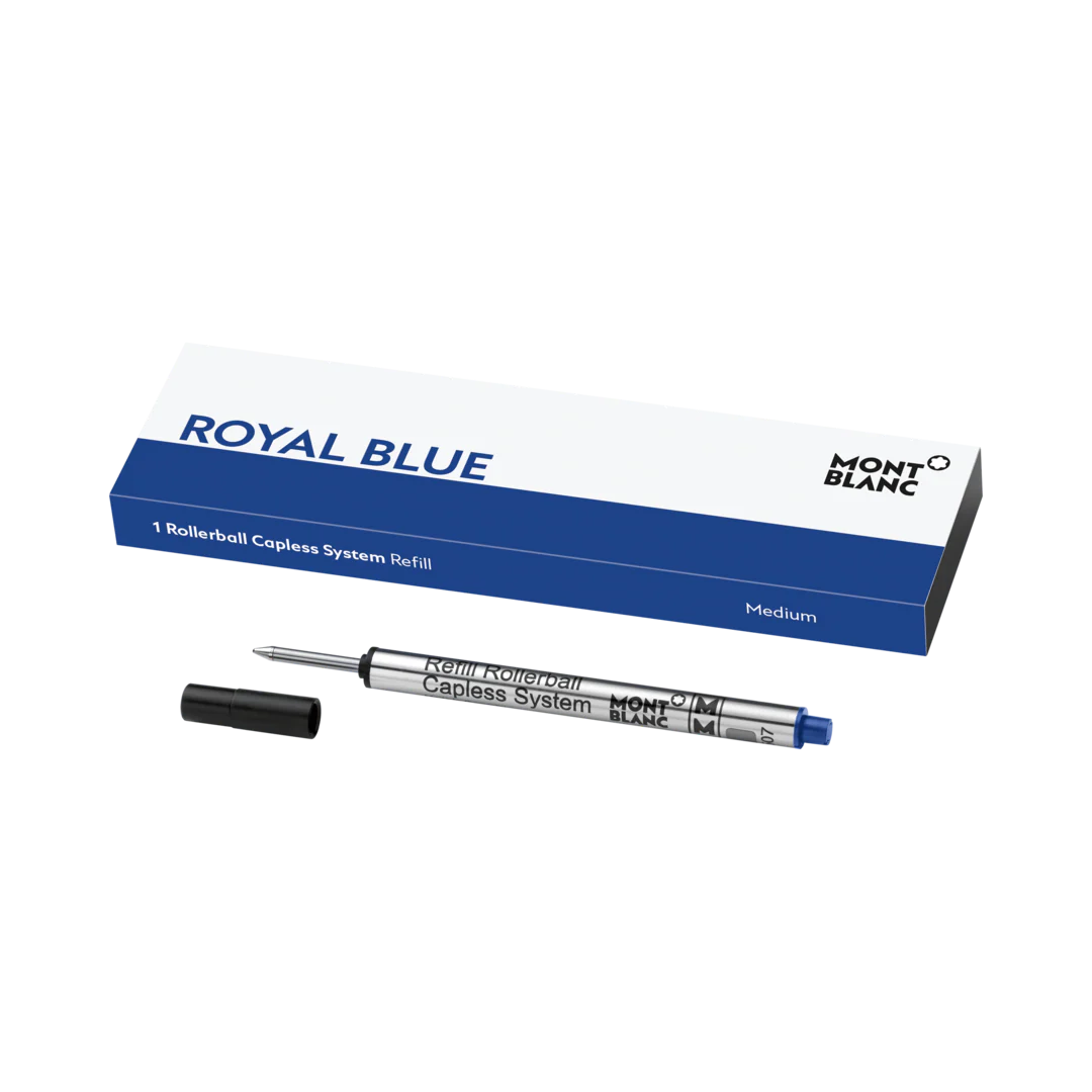 Montblanc Writing Accessories 1 Rollerball Pen Refill Capless System Medium Royal Blue