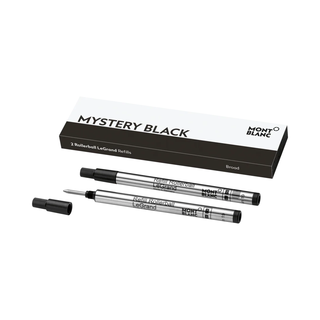 Montblanc Writing Accessories 2 Rollerball LeGrand Refills Broad Mystery Black