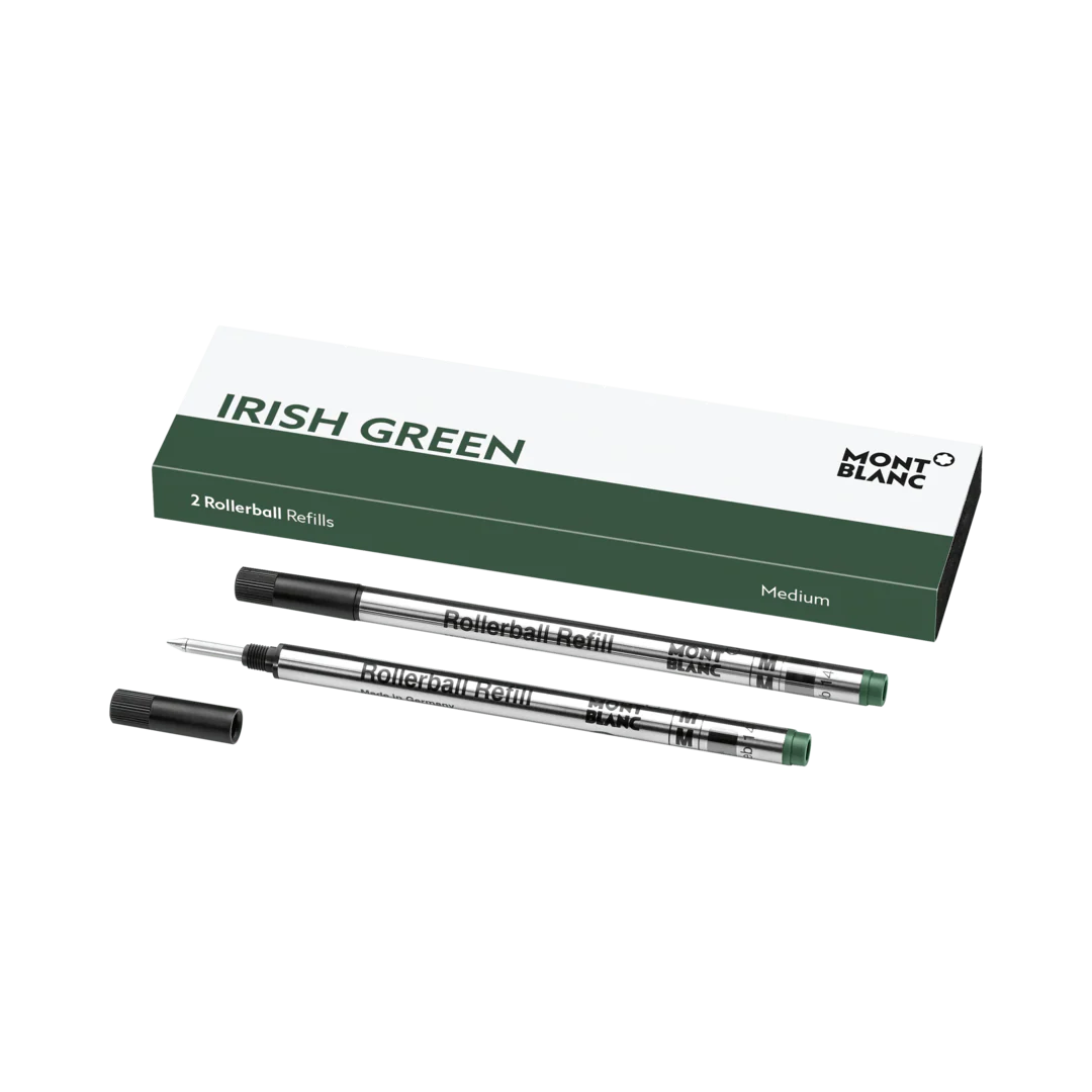 Montblanc Writing Accessories 2 Rollerball Pen Refills Medium Irish Green
