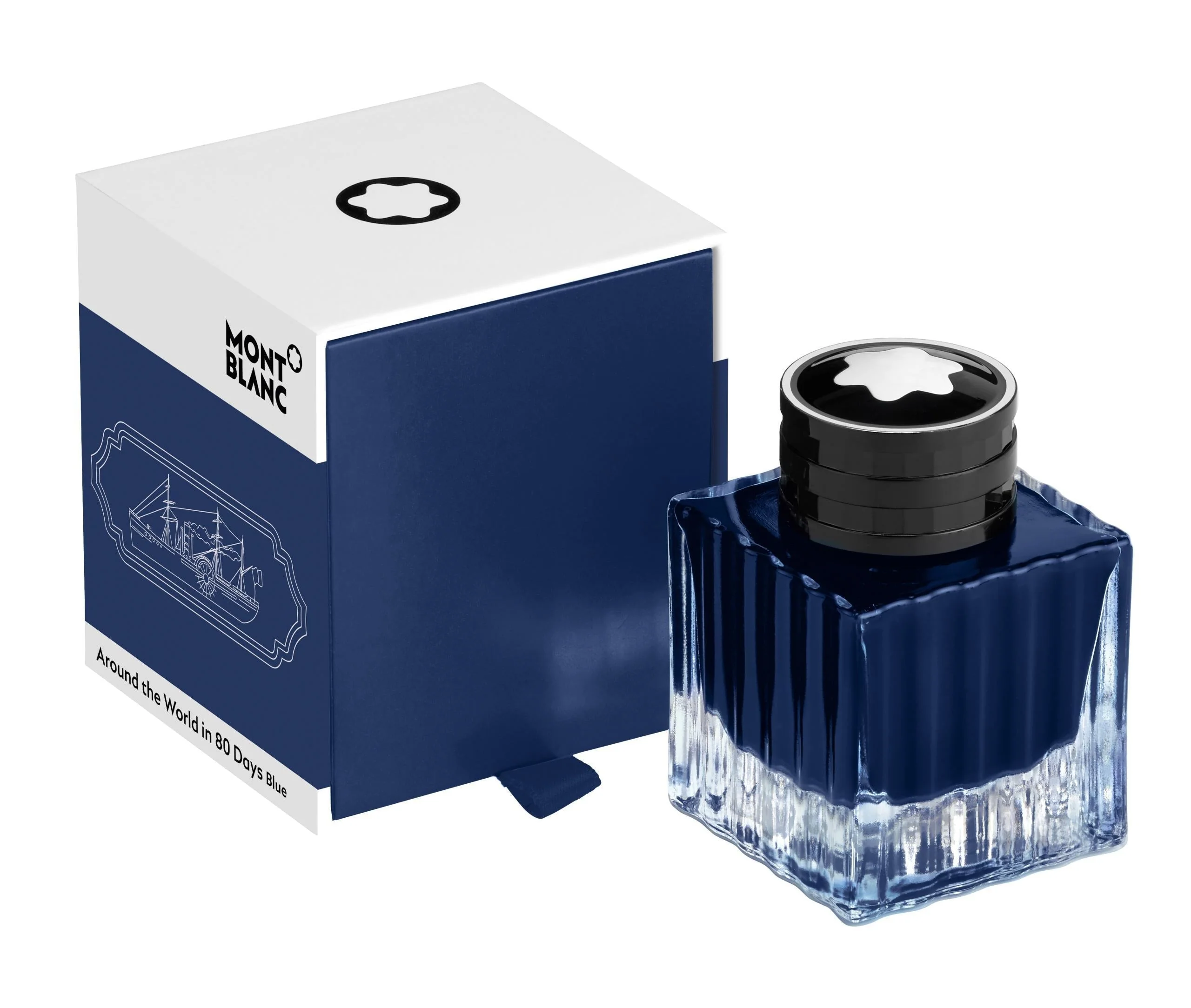 Montblanc Writing Accessorises Meisterstuck Around The World in 80 Days 50ml Blue Ink Bottle