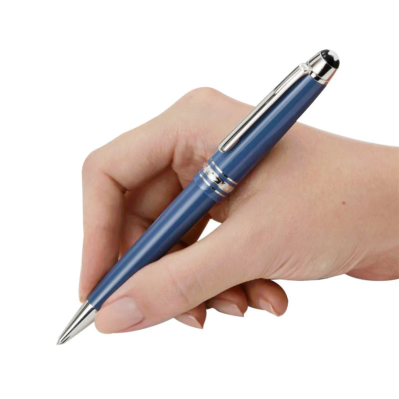 Montblanc Writing Instrument Meisterstuck Glacier Midsize Ballpoint Pen Blue D - Image 2