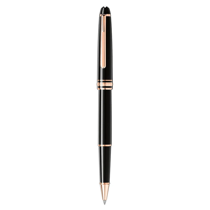 Montblanc Writing Instrument Meisterstuck Rose Gold Coated Classique Rollerball