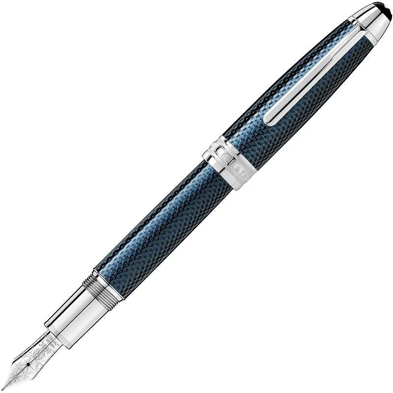 Montblanc Writing Instrument Meisterstuck Solitaire Blue Hour LeGrand Fine Nib Fountain Pen