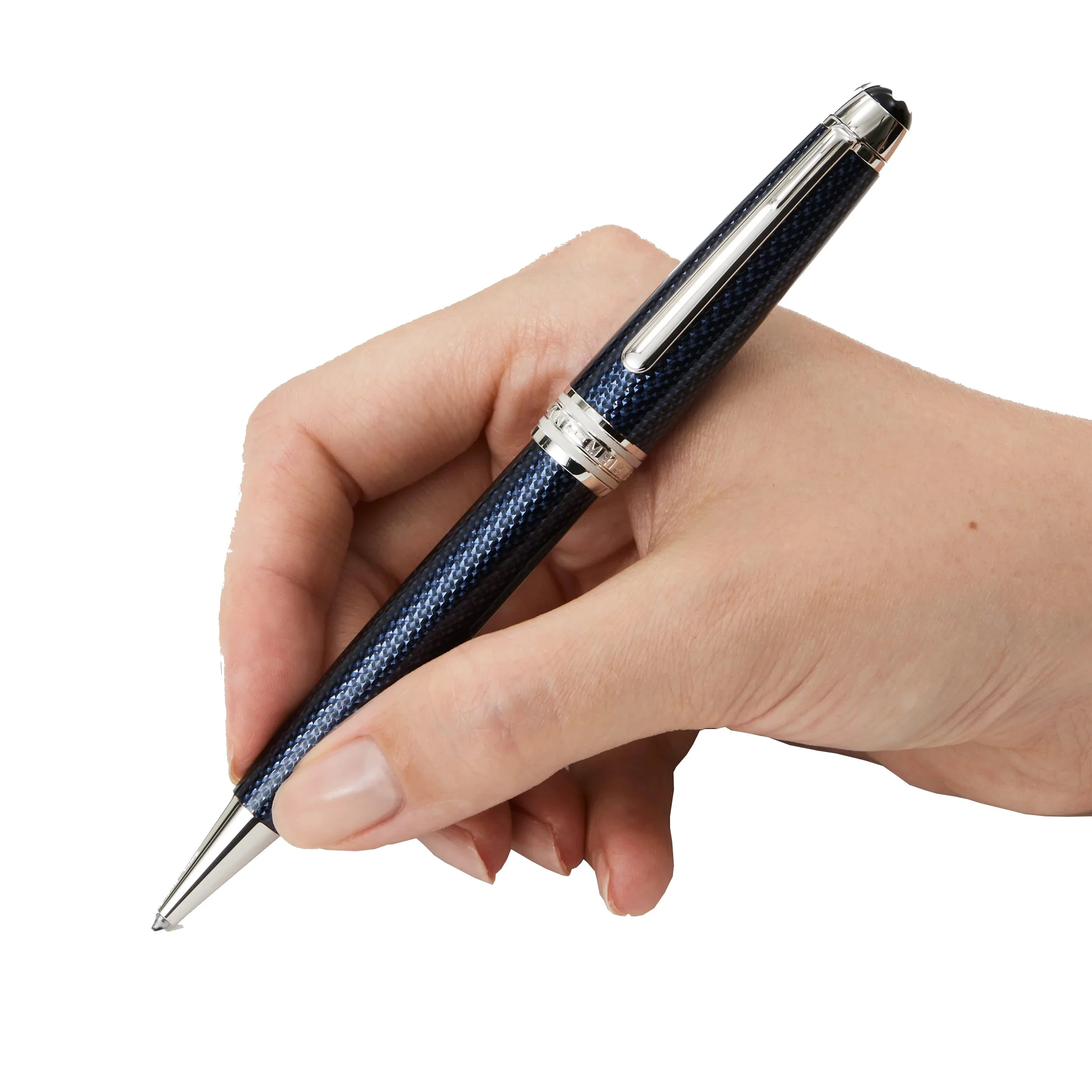 Montblanc Writing Instrument Meisterstuck Solitaire Blue Hour Midsize Ballpoint Pen - Image 4