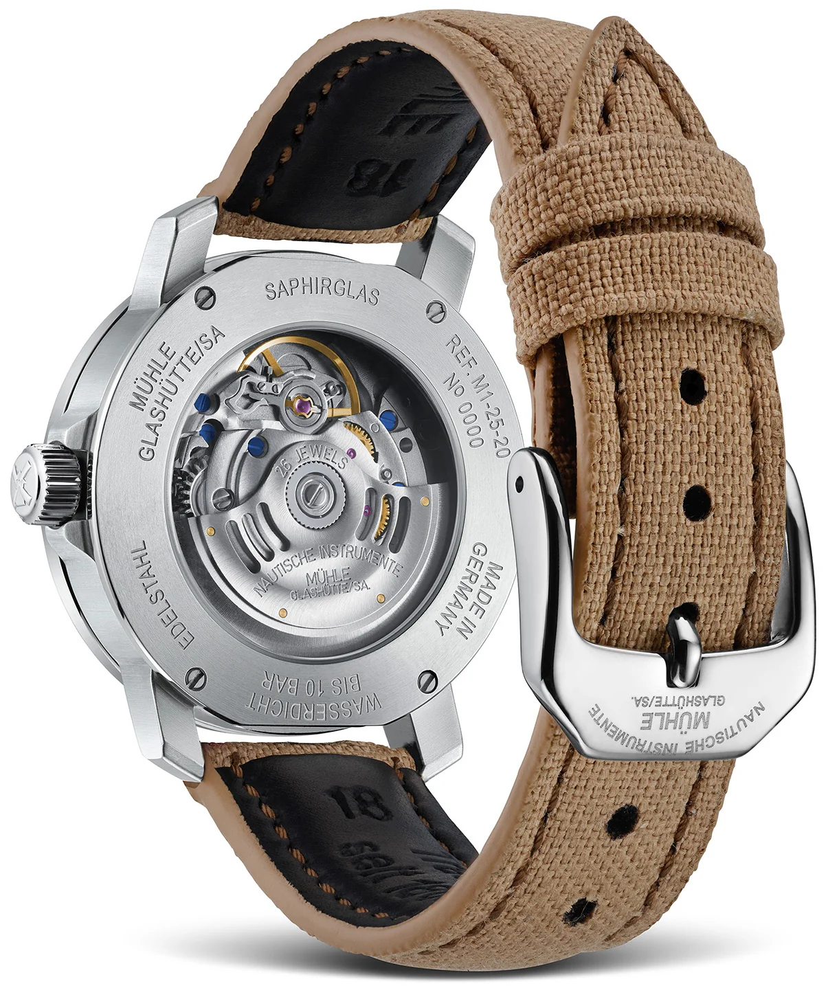 Muhle Glashutte 29er Big Mint Canvas Watch - Image 2