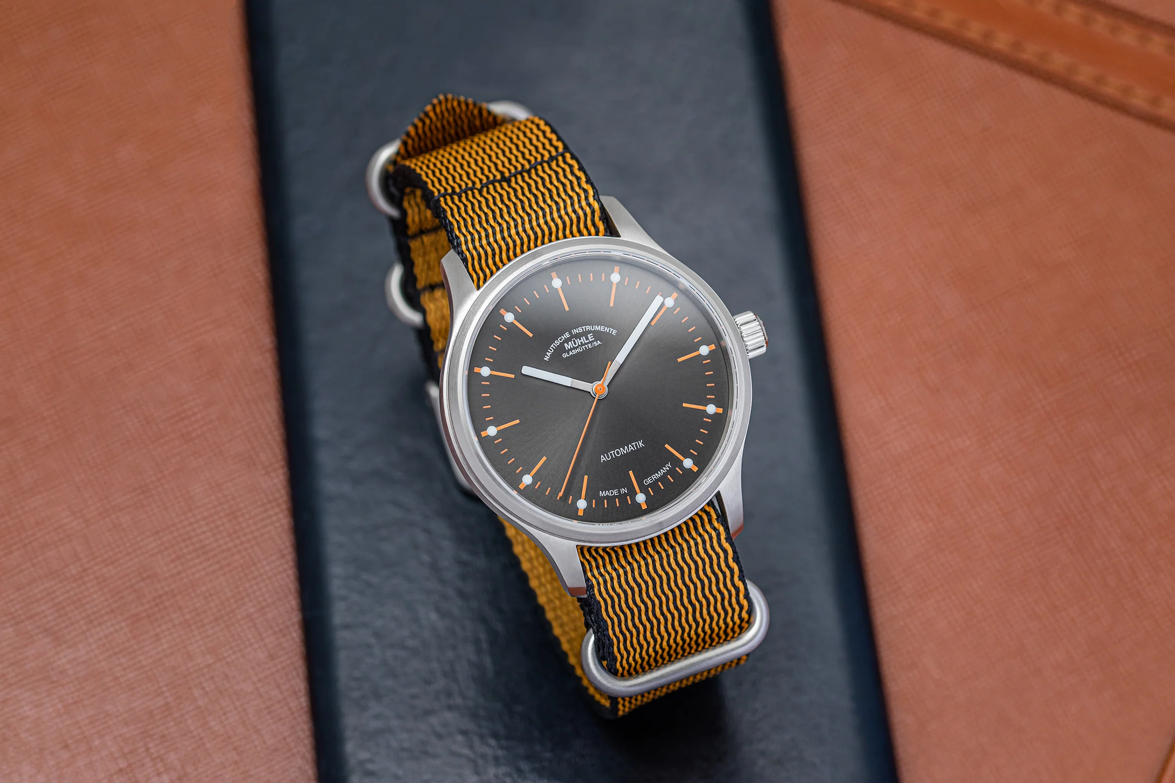 Muhle Glashutte Panova Grey Watch - Image 5