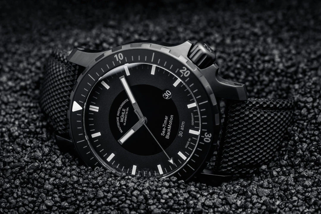 Muhle Glashutte Sea Timer Black Motion Watch - Image 4
