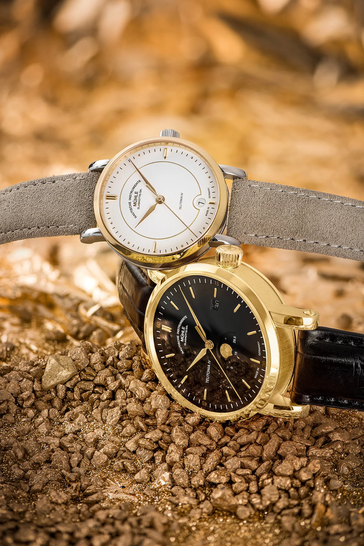 Muhle Glashutte Teutonia IV Moonphase Gold Limited Edition - Image 4