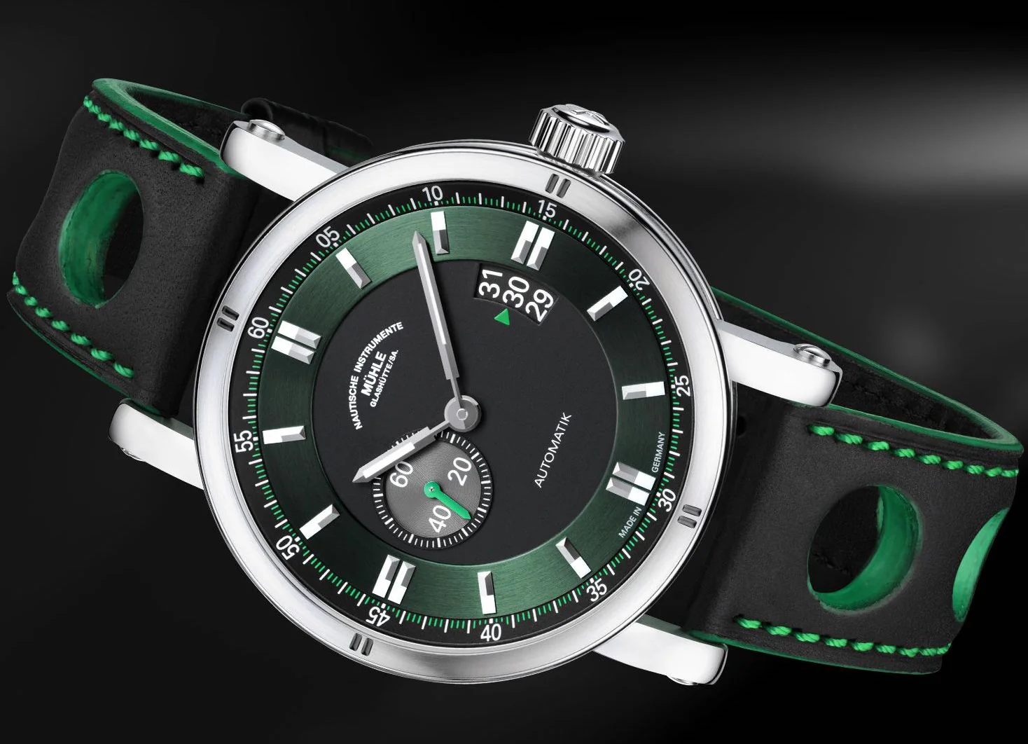 Muhle Glashutte Teutonia Sport II Racing Green Watch - Image 2