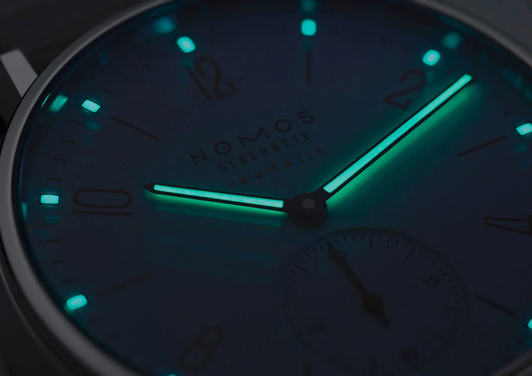 Nomos Glashutte Ahoi Aqua Neomatik Sapphire Crystal Watch - Image 3