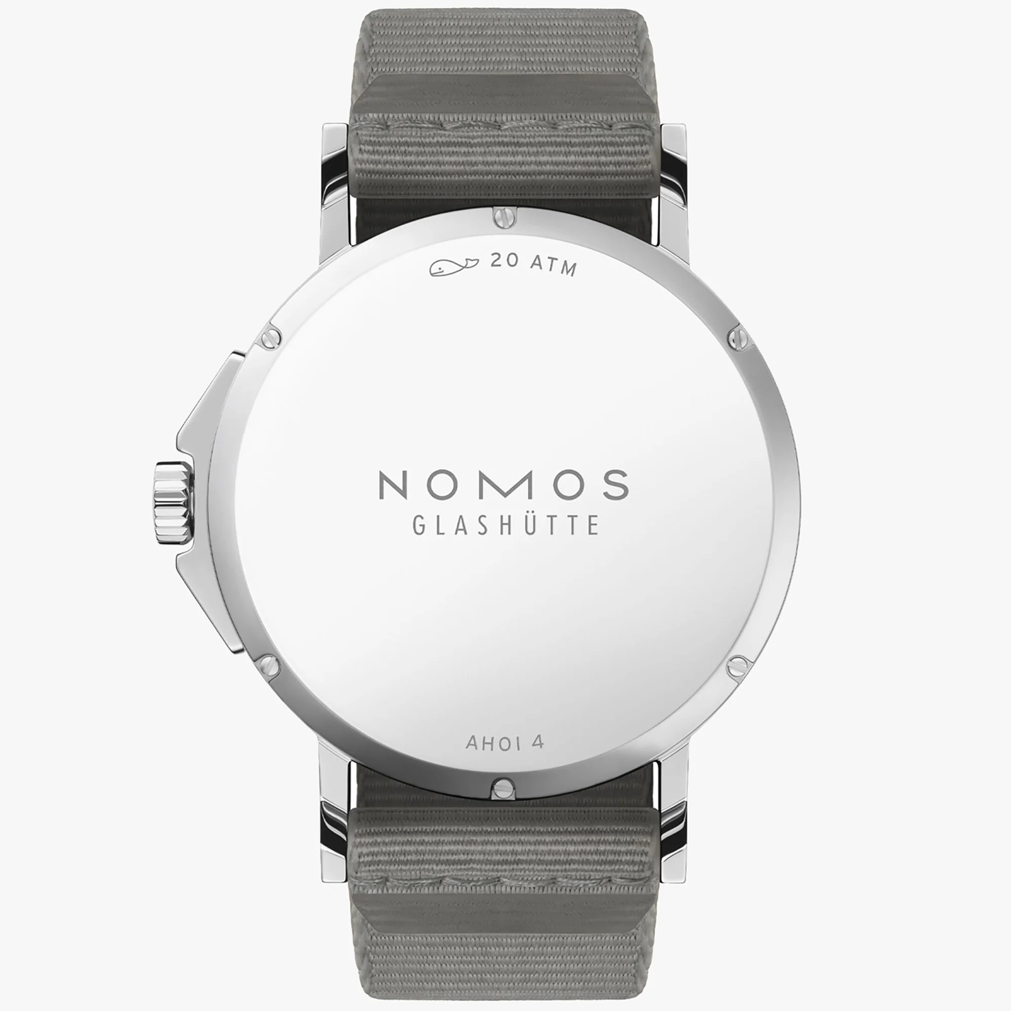 Nomos Glashutte Ahoi Neomatik 38 Date Sand Steel Back Watch - Image 2