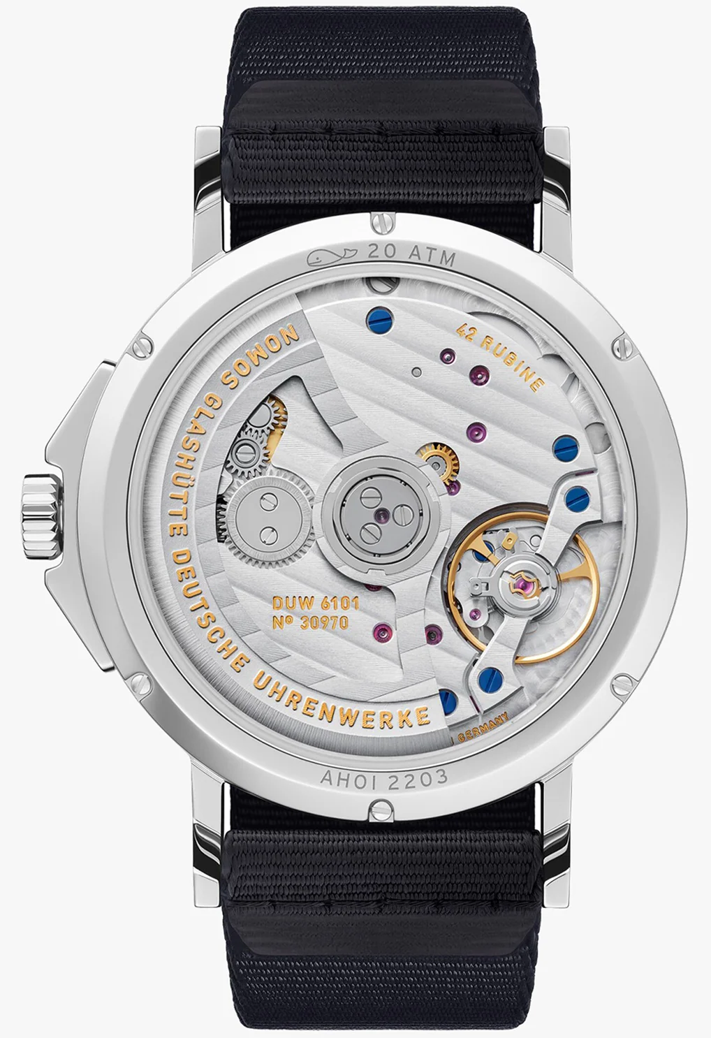 Nomos Glashutte Ahoi Neomatik 38 Date Sapphire Crystal Watch - Image 2
