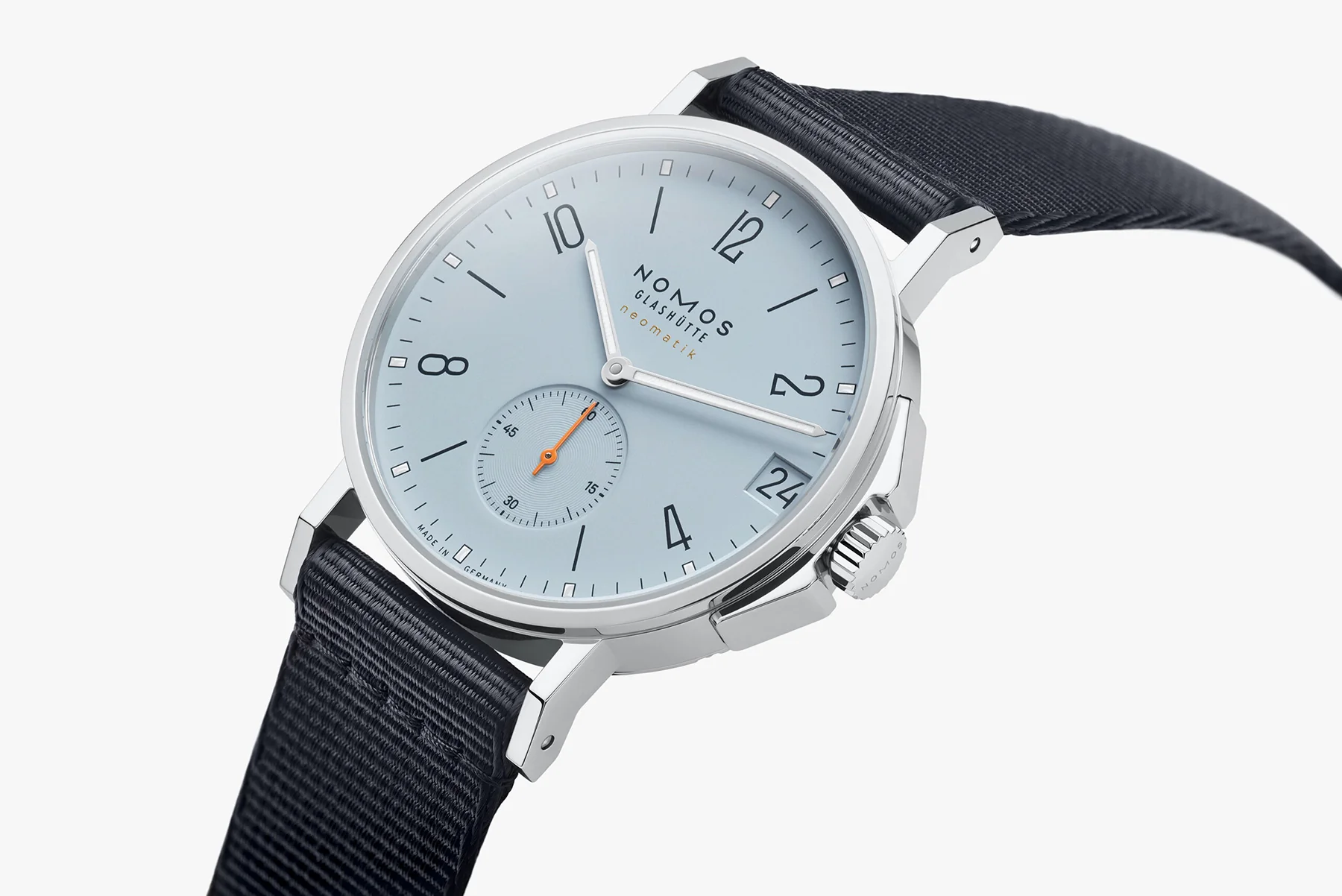 Nomos Glashutte Ahoi Neomatik 38 Date Sky Sapphire Crystal Watch - Image 3