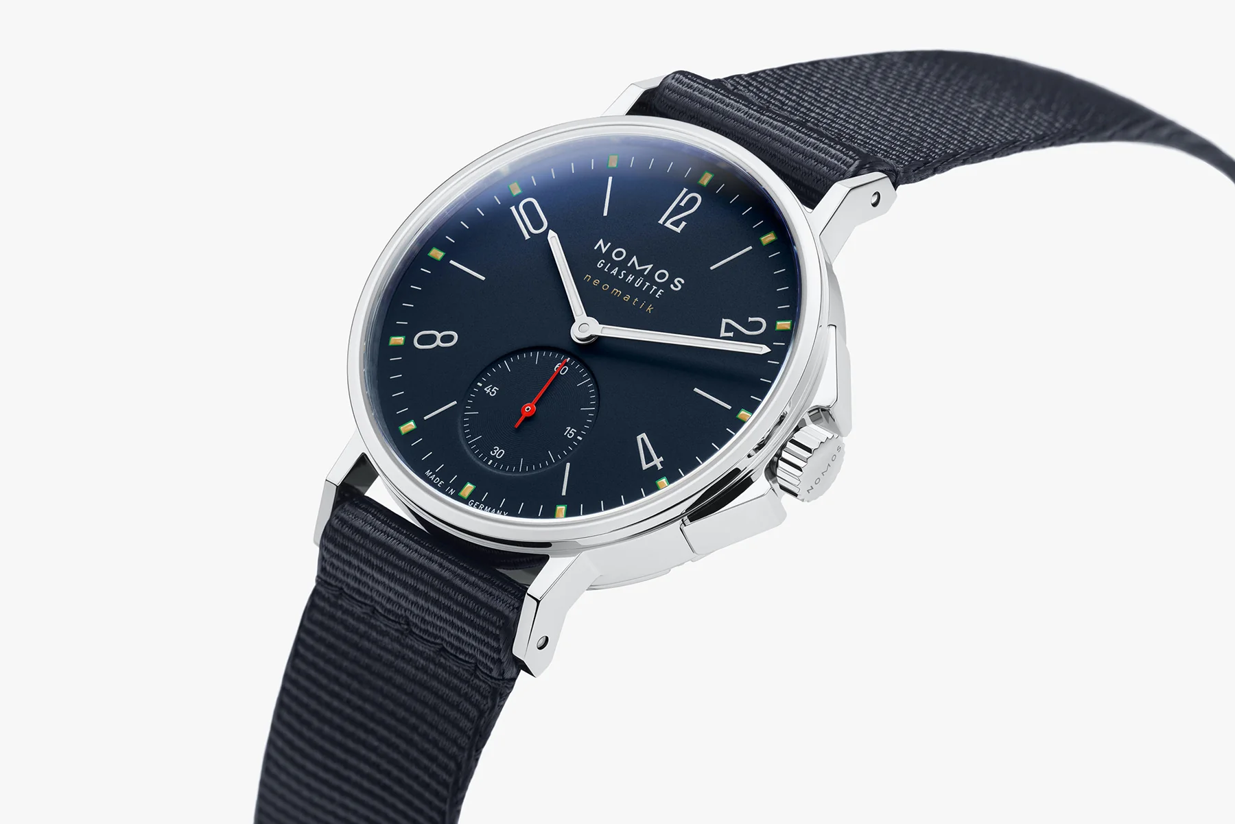 Nomos Glashutte Ahoi Neomatik Atlantic Sapphire Crystal Watch - Image 7