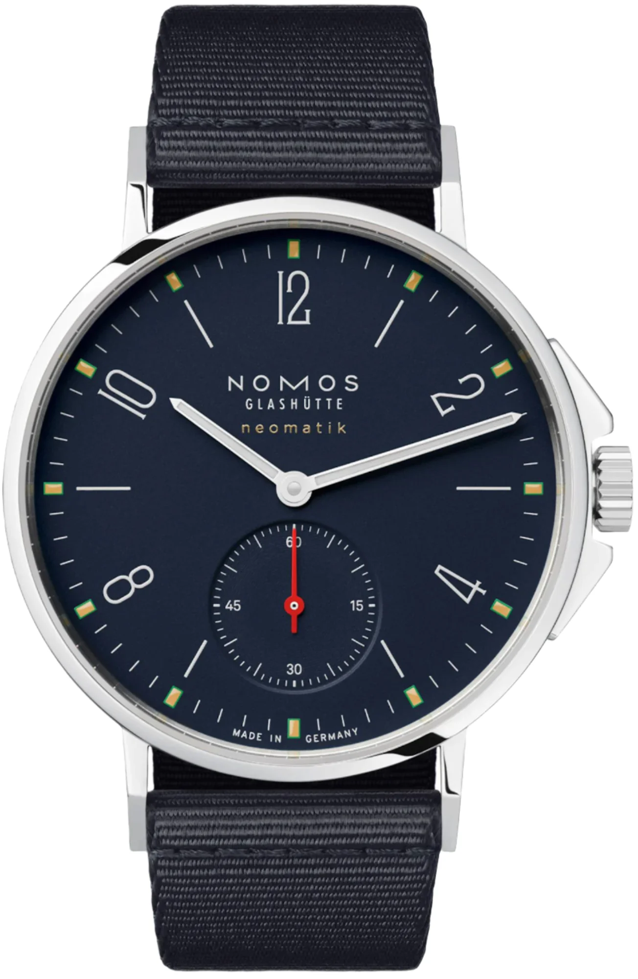 Nomos Glashutte Ahoi Neomatik Atlantic Steel Back Watch