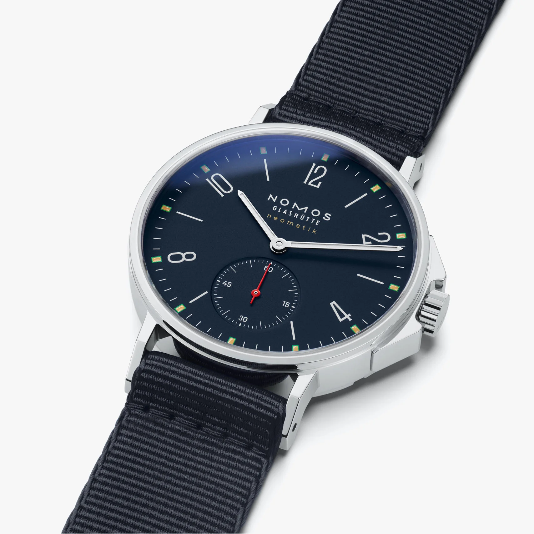 Nomos Glashutte Ahoi Neomatik Atlantic Steel Back Watch - Image 5