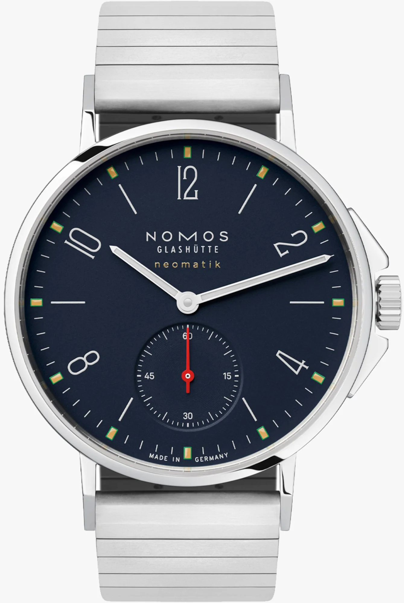 Nomos Glashutte Ahoi Neomatik Atlantic Steel Back Watch