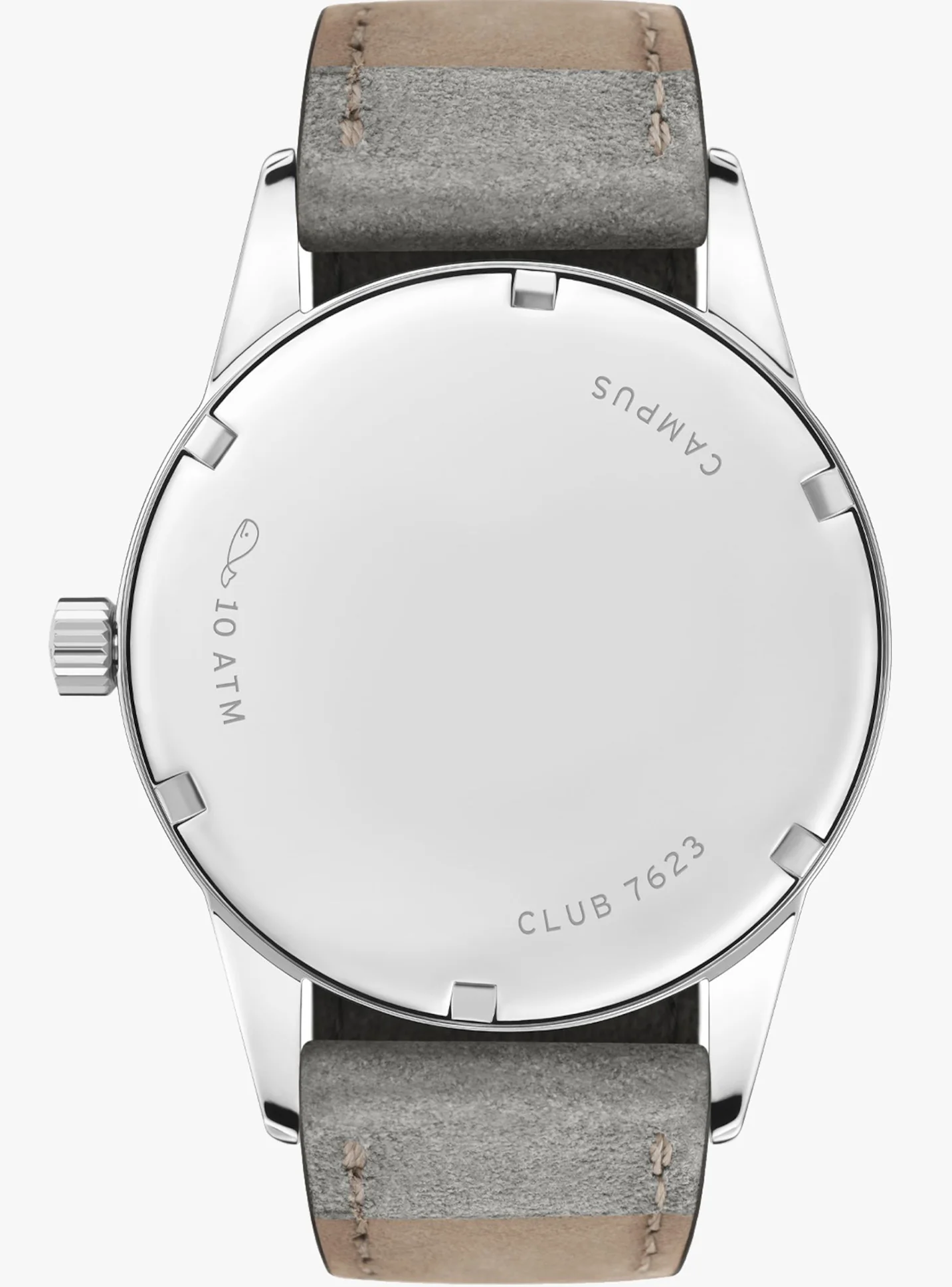 Nomos Glashutte Club Campus 38 Cream Coral Sapphire Crystal Watch - Image 2