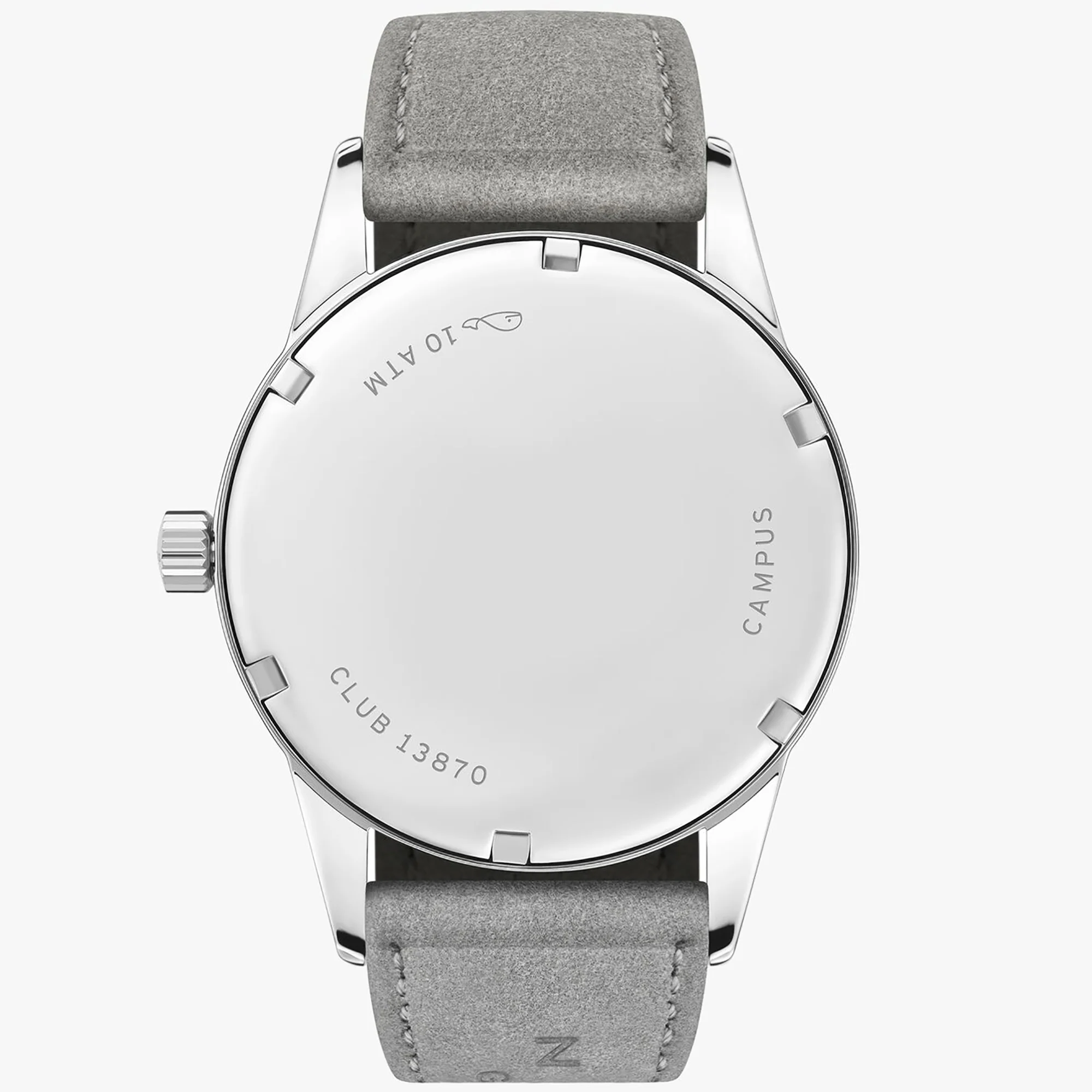 Nomos Glashutte Club Campus 38 Endless Blue Steel Back Watch - Image 2