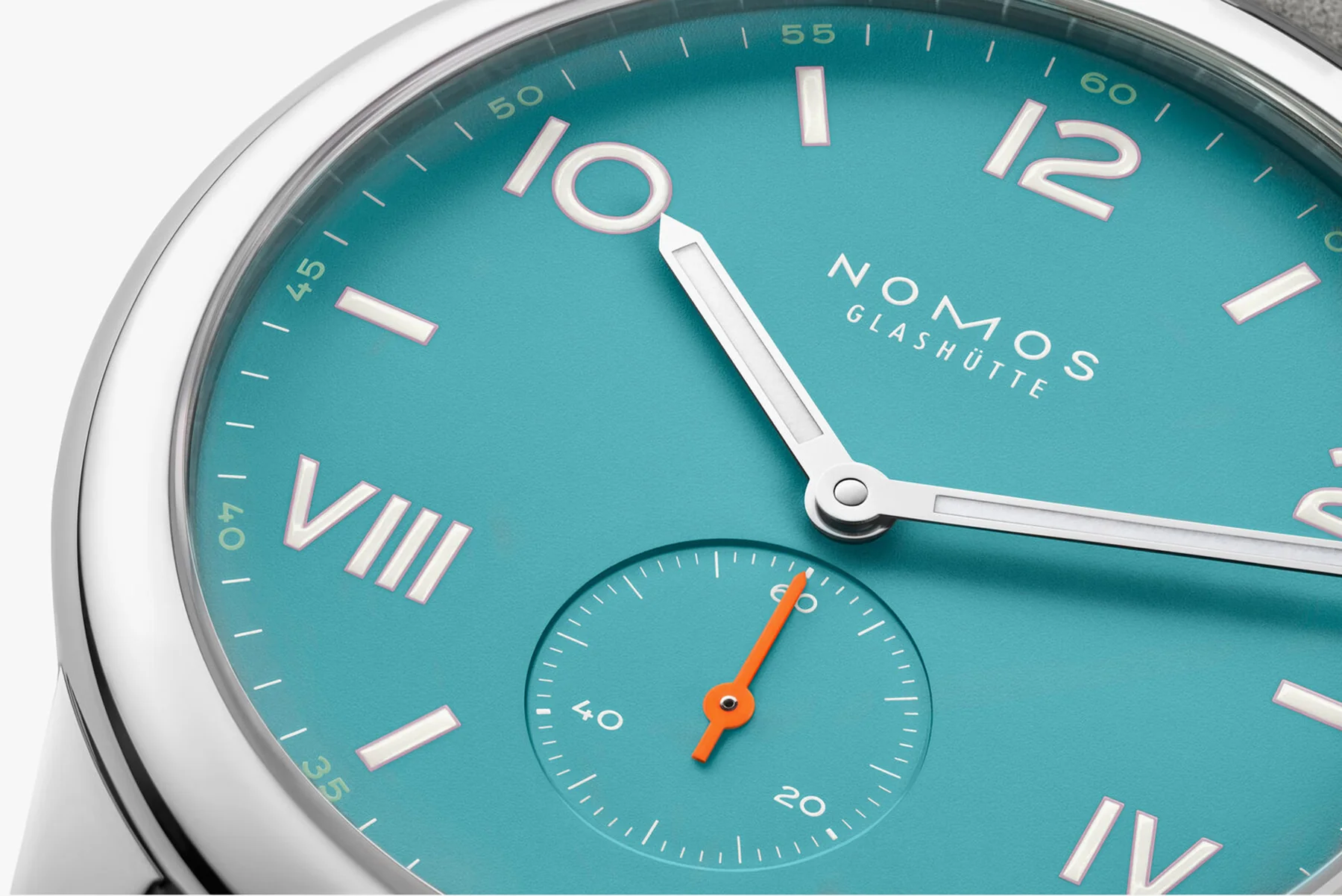 Nomos Glashutte Club Campus 38 Endless Blue Steel Back Watch - Image 4