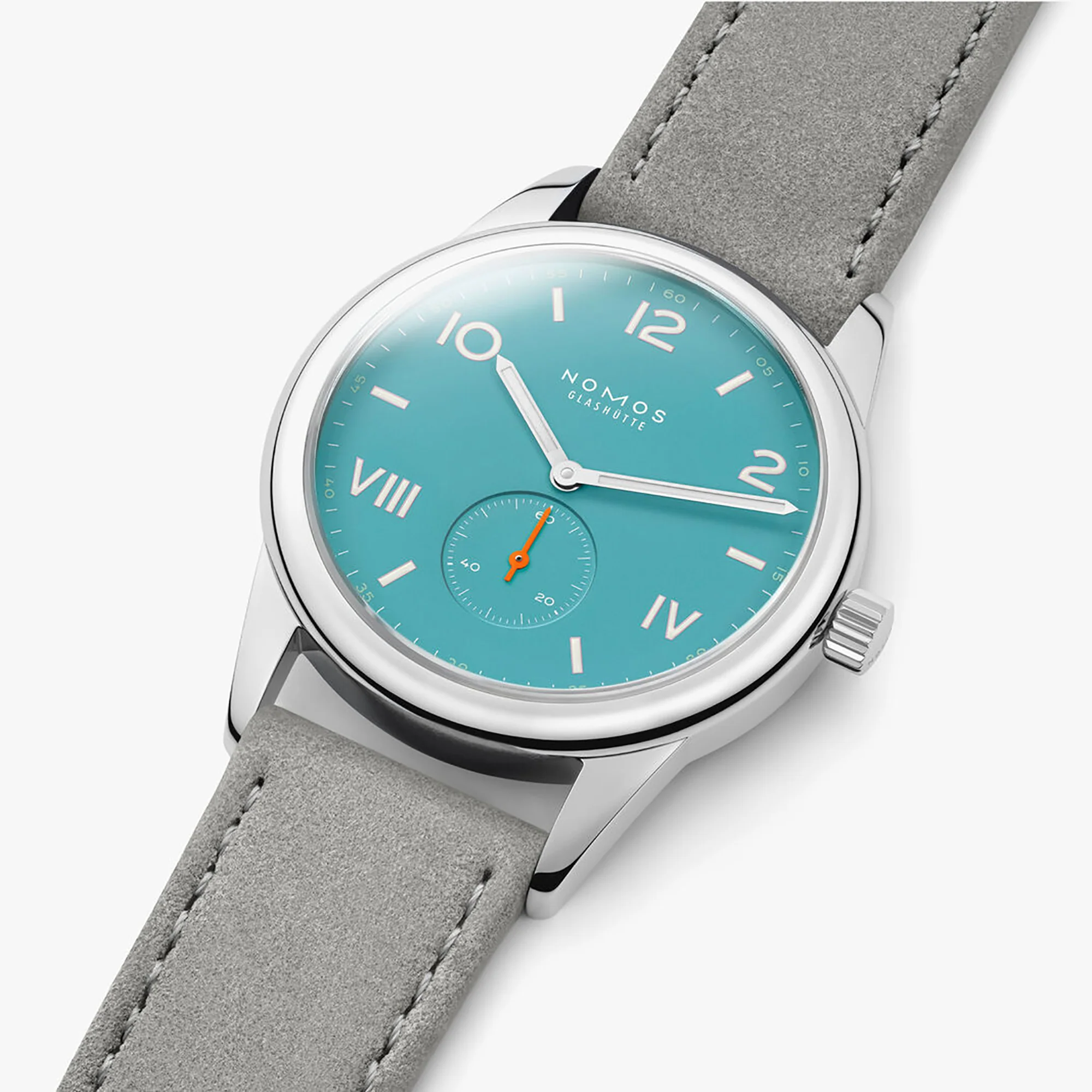 Nomos Glashutte Club Campus 38 Endless Blue Steel Back Watch - Image 5