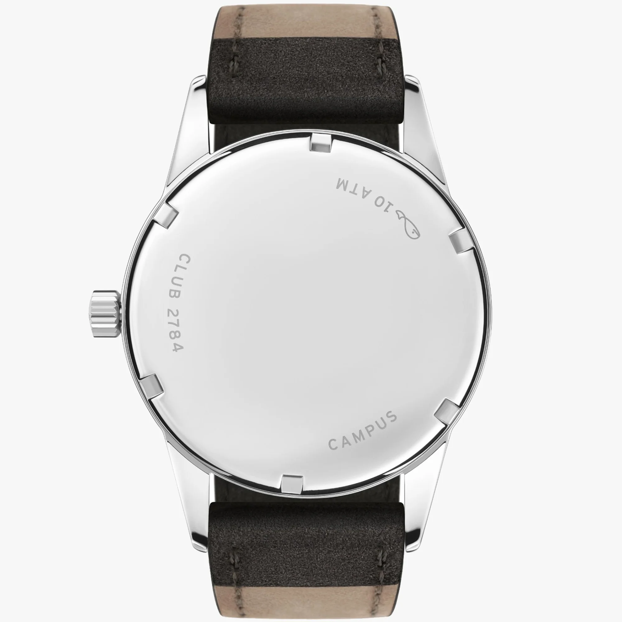 Nomos Glashutte Club Campus 38 Future Orange Steel Back Watch - Image 2