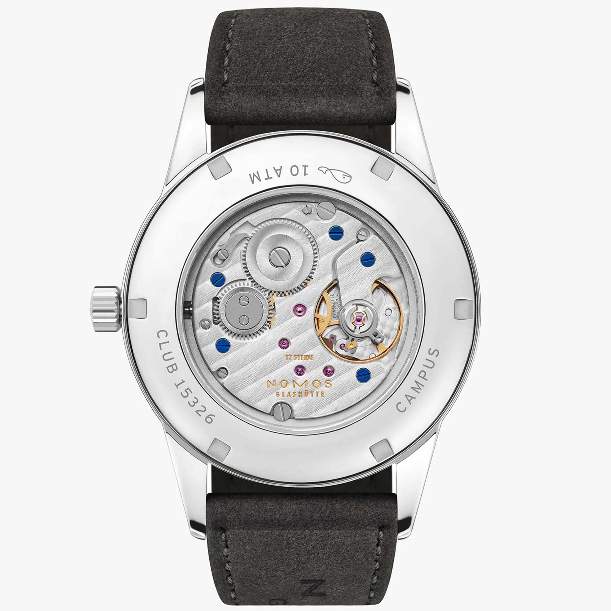 Nomos Glashutte Club Campus 38 Nacht Sapphire Crystal Watch - Image 2