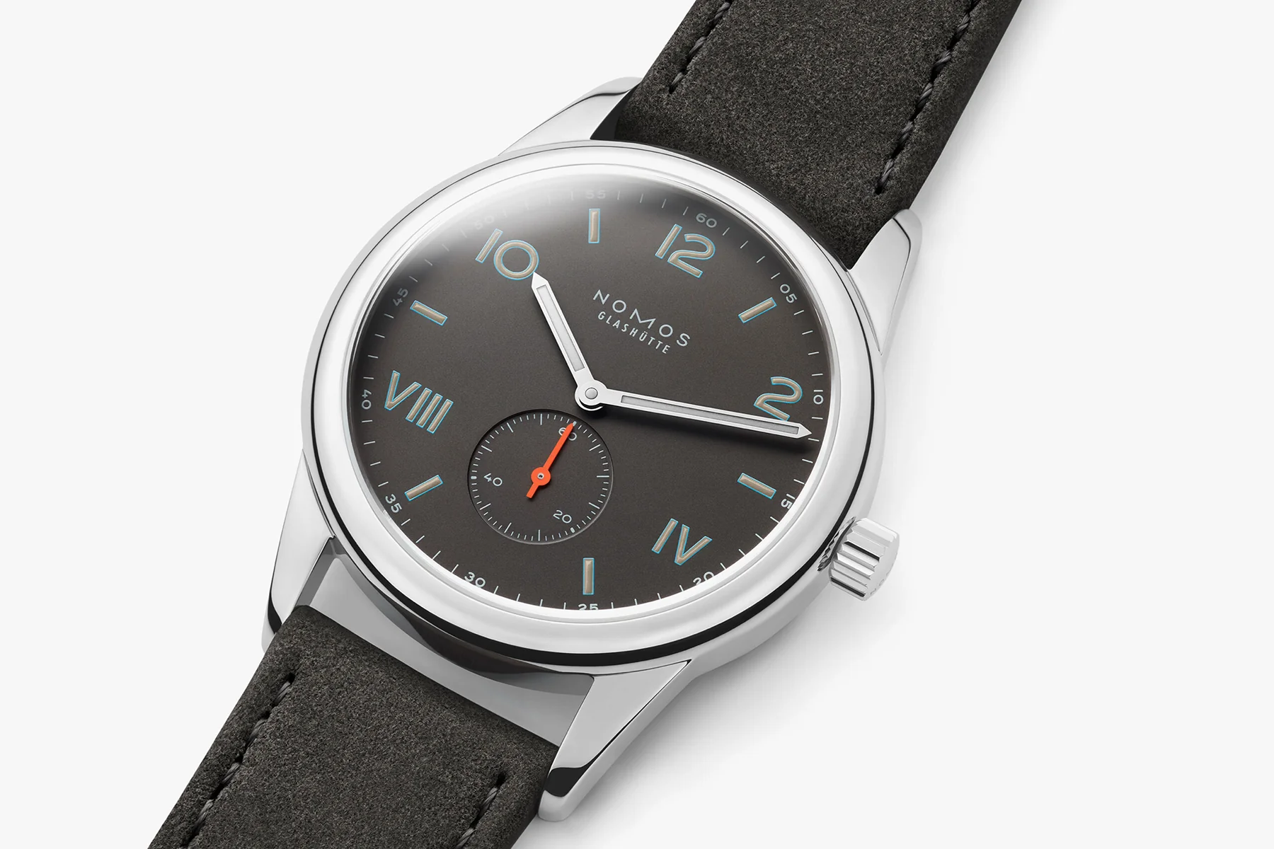 Nomos Glashutte Club Campus 38 Nacht Steel Back Watch - Image 3