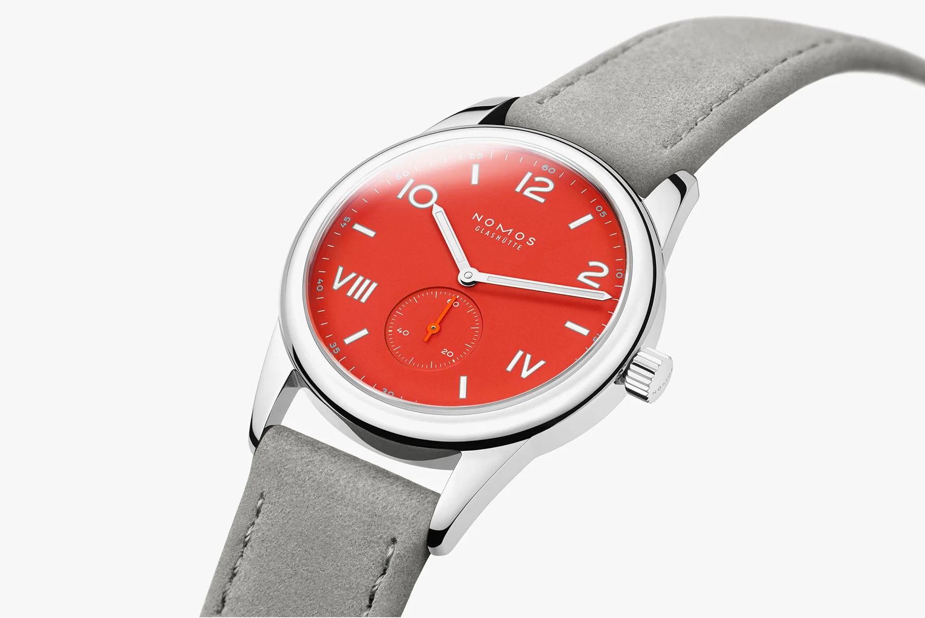 Nomos Glashutte Club Campus 38 Nonstop Red Sapphire Crystal Watch - Image 3