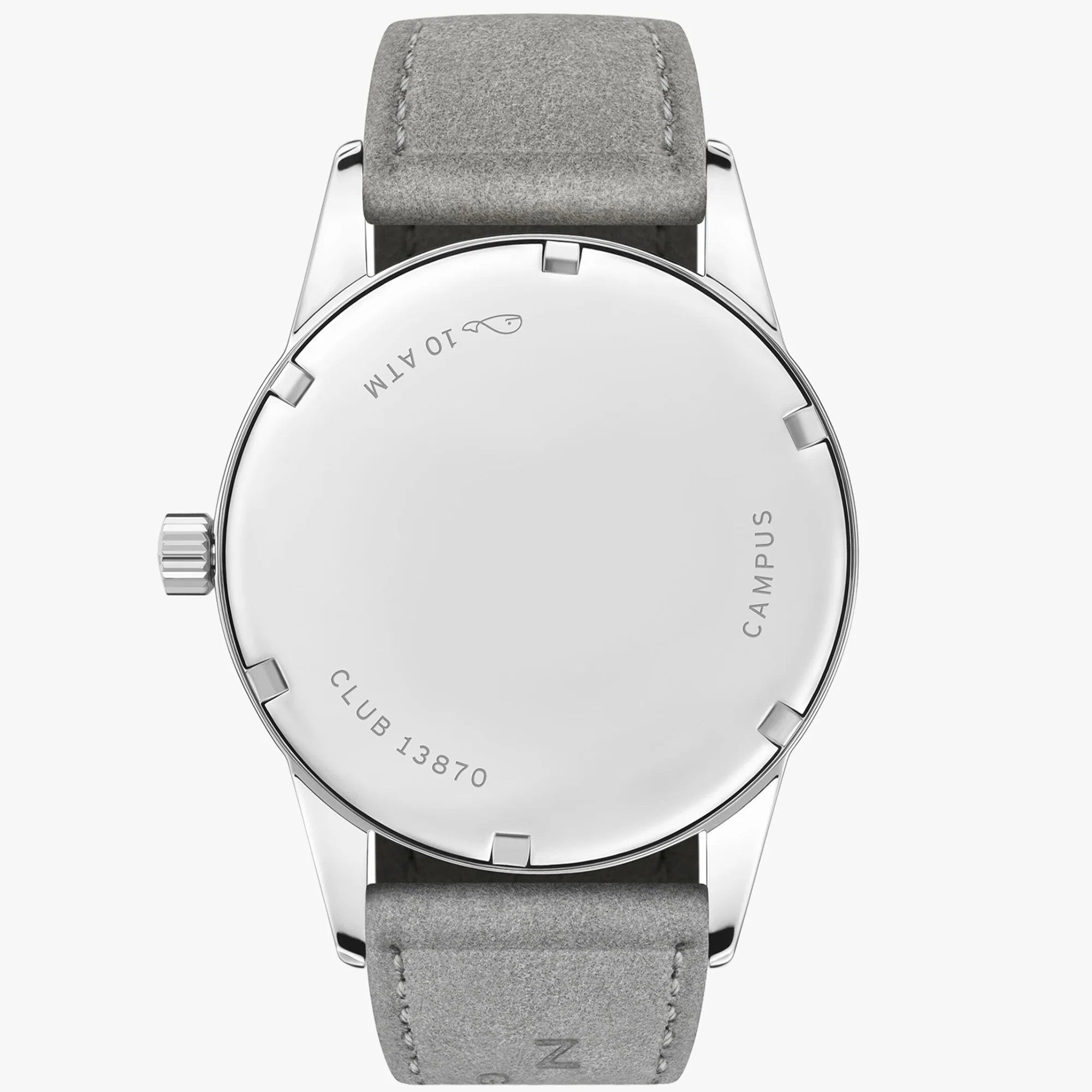 Nomos Glashutte Club Campus 38 Nonstop Red Steel Back Watch - Image 2
