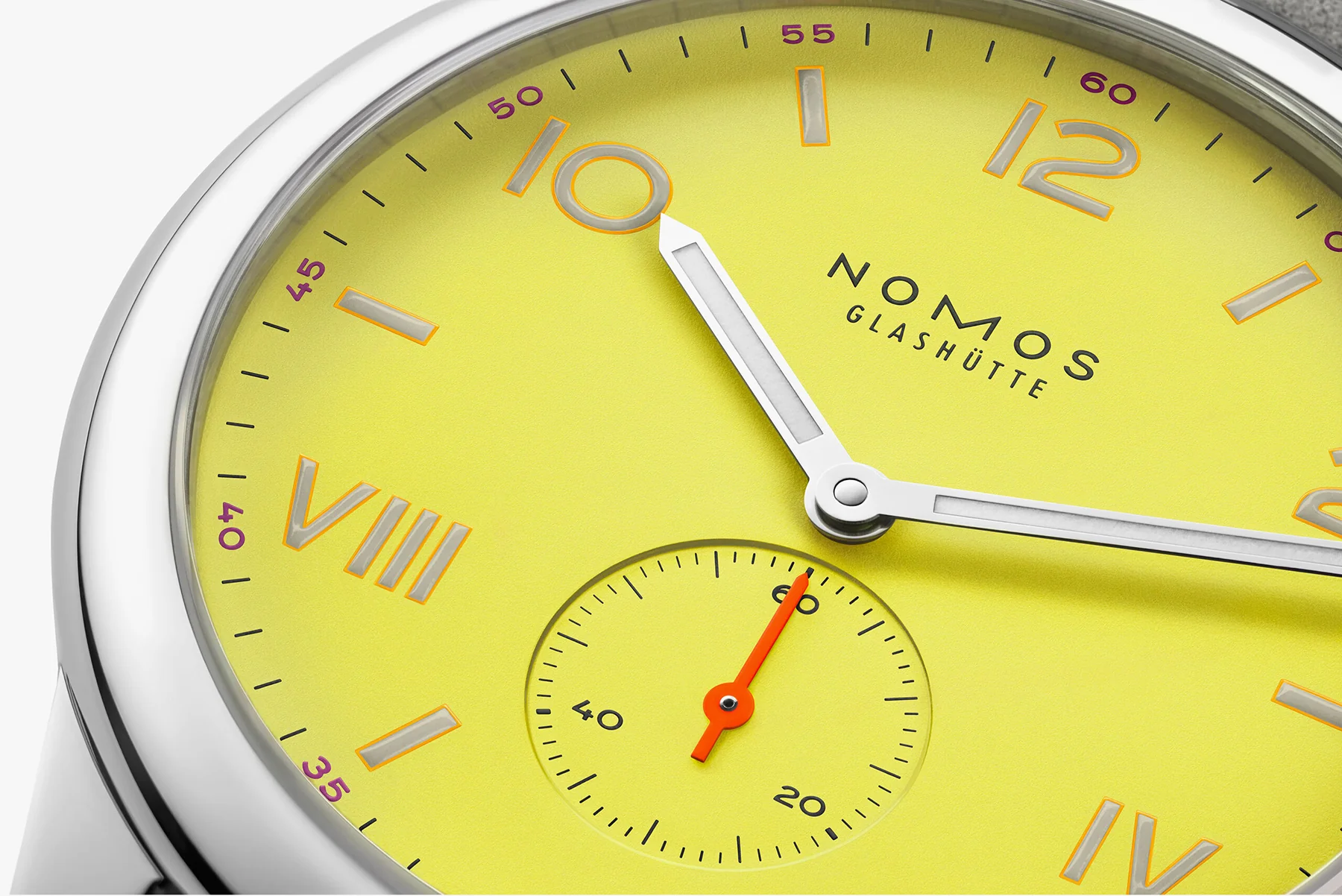 Nomos Glashutte Club Campus 38 Starlight Sapphire Crystal Watch - Image 4