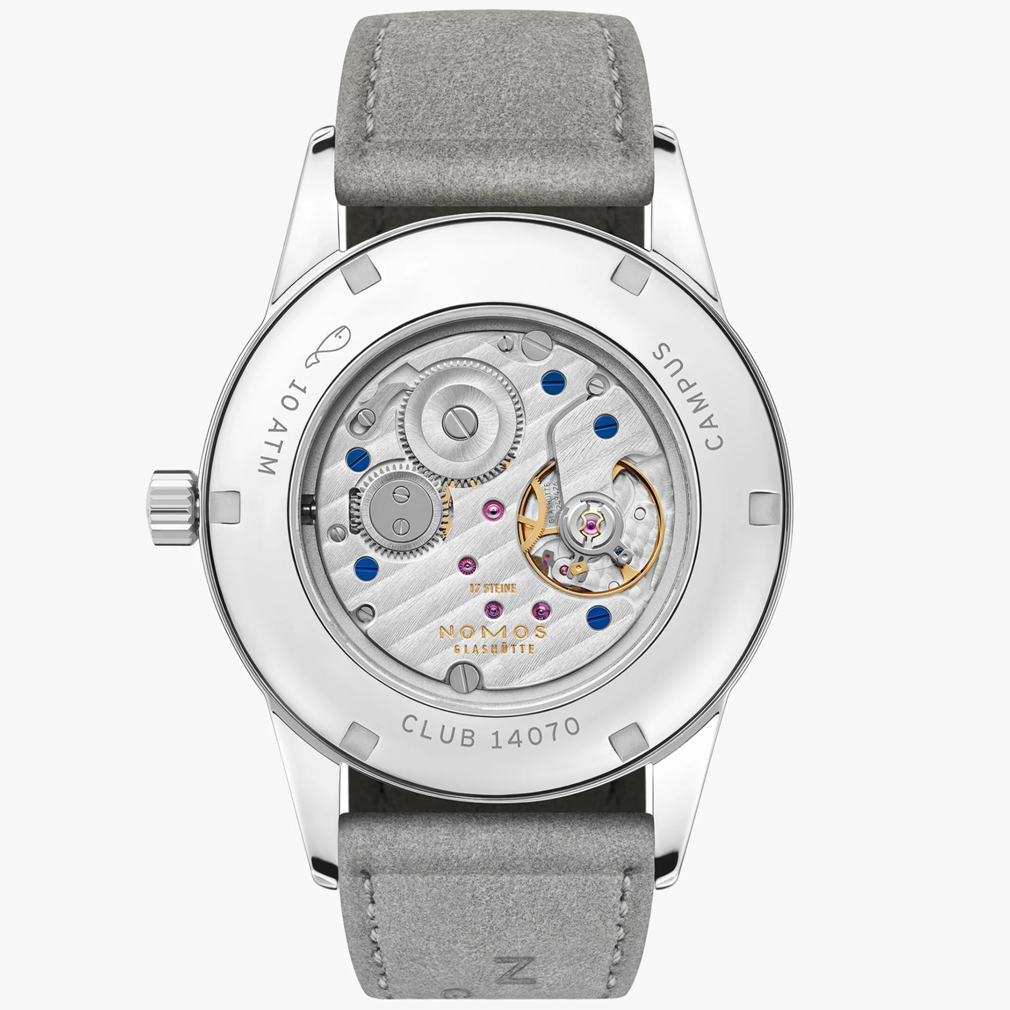 Nomos Glashutte Club Campus 38 Starlight Sapphire Crystal Watch - Image 2