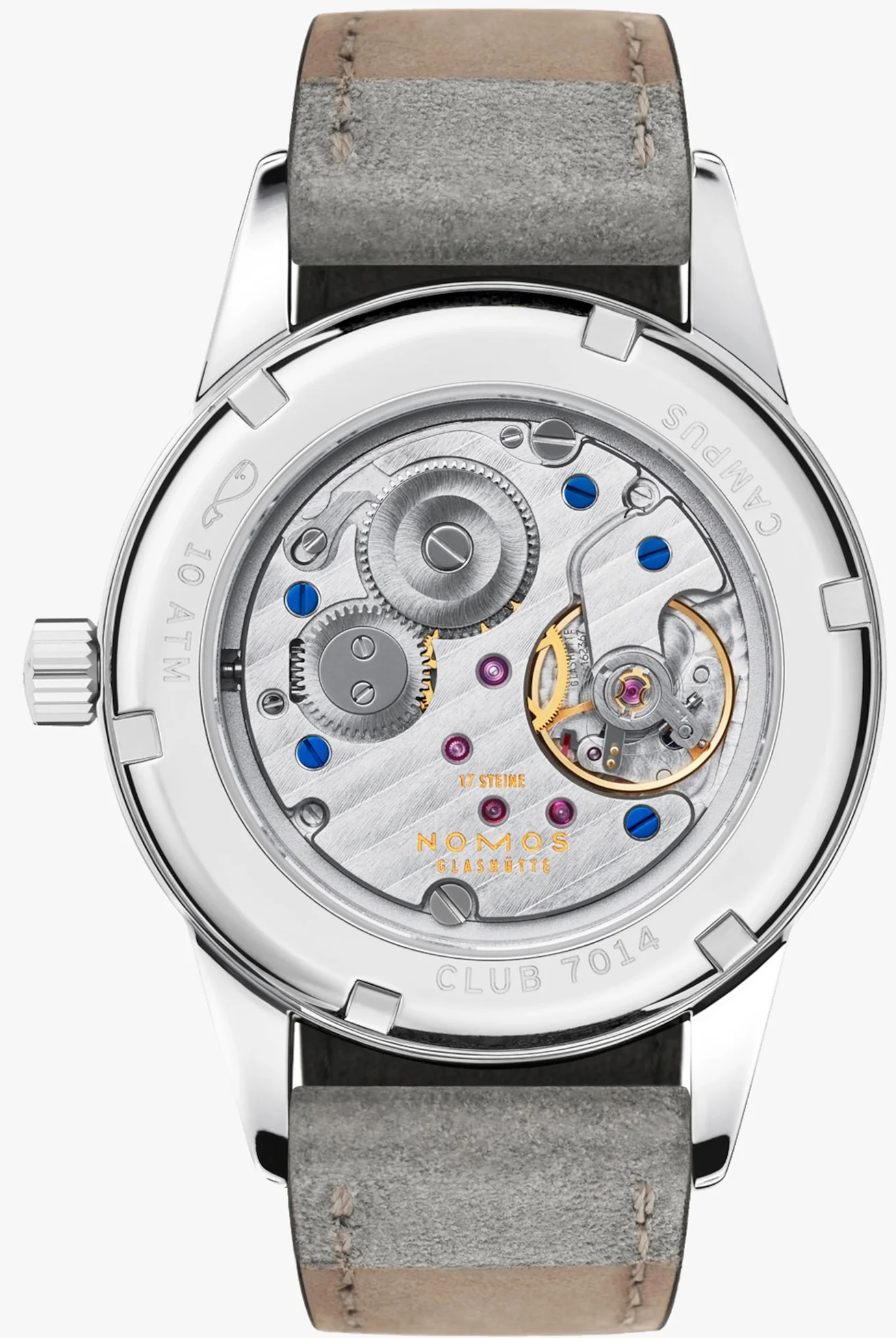 Nomos Glashutte Club Campus Deep Pink Sapphire Crystal Watch - Image 2